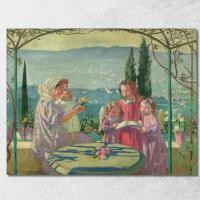 ราคา Canticle To The Madonna Fiesole In The Morning Maurice Denis, mdn9 ภาพพิมพ์บนผ้าใบแคนวาส (24293324591)