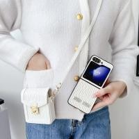 ราคา Street Wear Messenger Bag Samsung Z Flip7FE 6 5 4 3 เคสโทรศัพท์ OPPO FindN3Flip/N2Flip เคสป้องกันหน้าจอพับ P50pocke กระเป๋าเก็บ (24057963527)