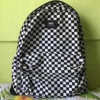 ราคา Vans Bag pack checkerboard vans backpack Bag (5784356778)