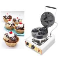 ราคา เครื่องวาฟเฟิลไอศกรีมไฟฟ้า 3หลุม วาฟเฟิลถ้วย**มีพร้อมส่ง*** (26702854795)