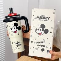 ราคา [คลังสินค้าพร้อม] Disney Mickey Icemaster Cup Ceramic Liner Thermos Straw Large Capacity 2025 Hot-Selling Girl Big Mac High-Value (53850810964)