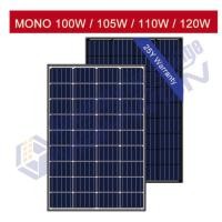 ราคา แผงโซล่าเซลล์ เกรด A โมโน 110 Watt Authorized Solar Module 36 cells Mono-crystalline 110 Watt 2 แผง (2856279544)