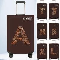 ราคา Brown Suitcase Cover Dust-proof Suitcase Protector 20-30Inch Luggage Cover Non-woven Luggage Cover (54662596035)