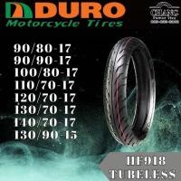 ราคา DURO HF918 TUBELESS ขนาด 90/80-17, 90/90-17, 100/80-17, 110/70-17, 120/70-17, 130/70-17, 140/70-17, 130/90-15 (23424901312)