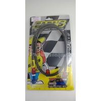 ราคา สายเบรคถัก แต่ง หัว 90องศา ยาว 36 นิ้ว Wave125i Wave125 Wave110i Dream super Cup (840991637)