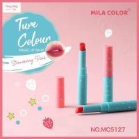 ราคา (MC5127) MILA COLOR Magic Lip Balm สี Strawberry Pink ลิปมัน มีสี ให้ความชุ่มชื้น 24 ชม. (27668803883)