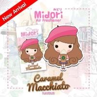 ราคา มิโดริ กลิ่นคาราเมล แผ่นน้ำหอมปรับอากาศ Midori Airfreshener (Caramel Macchiato) (1527927065)