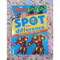 ราคา (New) หนังสือกิจกรรมภาษาอังกฤษ Marvel Avengers Spot The Difference (47412145745)