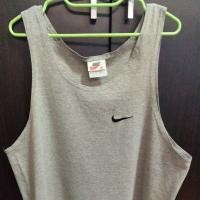 ราคา เสื้อกล้าม Nike ป้ายเก่า สีเทา สวูชปักเดี่ยว ผ้าบาง (29879978276)