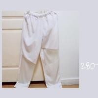 ราคา กางเกงขายาว สีขาว ซีทรูช่วงเข่า (2612218236)