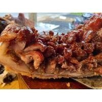 ราคา ส่งฟรี หมูย่างเมืองตรังออนไลน์ หมูย่างเมืองตรัง 0.5 กิโลกรัม สามชั้น หนังกรอบ หมูย่าง หมูย่างตรัง ของกินขายดี (24917901651)