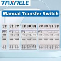 ราคา Taxnele 1P 2P 3P 4P 40A 63A MTS Dual Power Manual Transfer Switch Interlock Circuit Breaker Din Rail (49712736311)