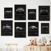 ราคา รถสีดํา M-Mercedes-B-Benz-AMG GT โปสเตอร์ไม่มีกรอบกระดาษคราฟท์คลับบาร์กระดาษ Vintage โปสเตอร์ Wall Art ภาพวาดห้องนอน Study สติกเกอร์ (54259512153)