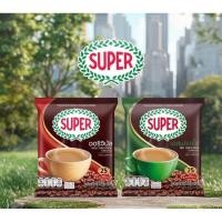 ราคา ☕️Super Coffee ☕️ ซุปเปอร์กาแฟปรุงสำเร็จชนิดผง 20 กรัม แพค 25 ซอง ซุปเปอร์กาแฟ 3 in 1 ซุปเปอร์ กาแฟปรุงสำเร็จชนิดผง (29257175440)