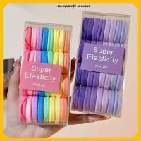 ราคา (COMBO 3 SET) HAIR TIE FOR GIRLS, SET OF 32 RUBBER BANDS, GOOD Elasticity, Keeps Hair Neat With Slipping (43332032336)