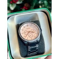 ราคา นาฬิกาข้อมือผู้หญิง Fossil รุ่น BQ1691 หน้าปัดสีชมพู เคลือบไอออนสีดำ (29574047500)
