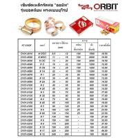 ราคา เข็มขัดรัดสายยาง ORBIT ********รุ่นธรรมดา********** กิ๊บรัดสายยาง เหล็กรัดสายยาง (21063447513)