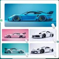 ราคา Cool Car Series แผ่นรองเมาส์คอมพิวเตอร์ขนาดใหญ่สํานักงานเกมตาราง XXL ยาง Anti-slip เย็บขอบแป้นพิมพ์แผ่นรองเม้าส์ยาวแผ่นโต๊ะ (45060930558)