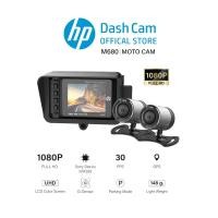 ราคา HP Moto Cam M680 1080P + กล้องหลัง SONY STARVIS Sensor Built-In GPS + WiFi + จอ LCD Display กล้องติดรถมอเตอร์ไซค์ (25422642371)