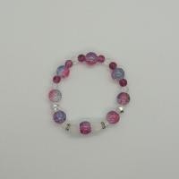 ราคา สร้อยข้อมือลูกปัด เอ็นยืด แฮนด์เมด ธีมสีม่วง พาสเทล เจ้าหญิง (42459957892)