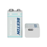 ราคา ถ่านชาร์จ BESTON 9V แบตเตอรี่ชาร์จ 9 โวลต์ 1000 mAh USB 9V Rechargeable Lithium Battery 1 ก้อน คุณภาพสูง ราคาถูก (18789637825)
