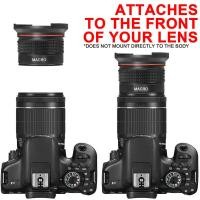 ราคา Δ 58Mm 0.35X Fisheye เลนส์มุมกว้างสำหรับ Canon EOS Rebel 70D 77D 80D 1100D 7 (29763792057)