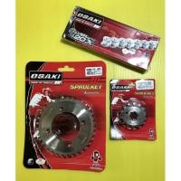 ราคา โซ่สเตอร์ Spark115i ,FINN เลส 420-106 ,14 ,36T อย่างดี(OSAKI) โซ่เสตอร์ (13421224796)