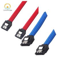 ราคา Dangai3592 ชิ้น 50 ซม.SATA 3.0 III SATA3 7Pin Data Cable 6 กิกะไบต์/วินาที SSD Cables HDD Hard Disk Data Cord with Nylon Sleeved Premium Version, 1 ชิ้นสีแดงและ 1 ชิ้นสีฟ้า (47759725075)