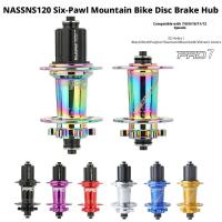 ราคา HASSNS PRO ดุมล้อจักรยานเสือภูเขา HG 120 คลิกดุมล้อ 6 แบริ่งด้านหน้าและด้านหลัง 24 32 รู QR Thrashshaft (49312957067)