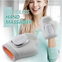 ราคา เครื่องนวดมือไฟฟ้าเครื่องนวดมือไร้สายพร้อมการสั่นสะเทือนและความร้อนอากาศการบีบอัดนิ้วนวดสําหรับบรรเทาอาการปวดข้ออักเสบ (46712117831)