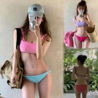ราคา Swift BraSexy bikini บิกินี่ 2 ชิ้น ชุดว่ายน้ำผู้หญิง ผ้ากำมะหยี่ เซ็กซี่ แฟชั่นเกาหลี แบบใหม่ (26932549701)