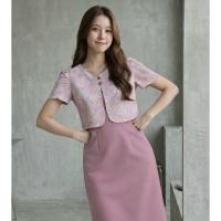 ราคา Gallery Kloset เดรสทำงานกระโปรงทรงสอบ สีชมพู S (54806309131)