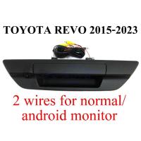 ราคา (1ชุด) มือเปิดท้าย + ชุดกล้องถอย โตโยต้า รีโว่ 2015 - 2023 420TVL TOYOTA REVO ROCCO กล้องมองหลัง มือเปิดกระบะ สีดำด้าน (24578935228)