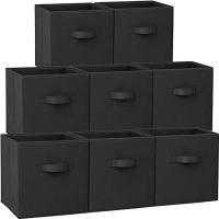 ราคา Storage Cubes - 11 Inch Heavy Duty Fabric Storage Bins for Shelves Closet, Cube Organizer - 8 Pack Collapsible Cube Storage Bins Baskets for Organizing Clothes Blankets Toys (Pink) (51659560495)