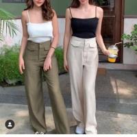 ราคา กางเกงผ้าลินิน ป้าย basicsbysita (6010906396)