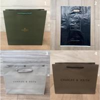 ราคา ถุงกระดาษ ถุง แบรนด์ Anantara , Siam Kempinski , Charles & Kieth ของแท้ โรงแรม ใส่เครื่องสำอาง กระเป๋า รองเท้า (23666638669)