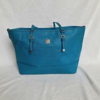 ราคา [PRELOVED] Genuine Leather Shoulder Tote Bag Light Blue Birel Shoulder Bag Original Brand SISLEY (42564622649)