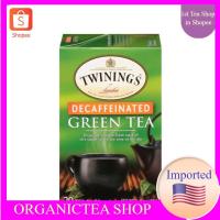 ราคา ชาทไว​นิงส์​ Twinings Green Tea Decaffeinated​ 20 Tea Bags ชาเขียวไม่มีคาเฟอีน (23500382333)