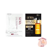 ราคา SEWA Mask เซวา มาส์ก แผ่นมาส์กหน้า FACIAL TREATMENT MASK มาส์กหน้าาสูตร เซรั่ม แบบกล่อง 7 ซอง (43061979219)