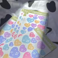 ราคา สติ๊กเกอร์หัวใจ หลากสี เคลือบโฮโลแกรม (ไดคัท) (10007692154)