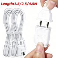 ราคา 1.5/2.5/4.5ม สีขาวสากลสองสายไฟ / สายไฟต่อสายไฟป้องกันเปลวไฟเพื่อความปลอดภัยสําหรับเครื่องใช้ในครัวเรือน (53960835119)