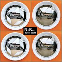 ราคา ดัดแปลง 12 นิ้ว Universal Hub ฝาครอบ Iron Hub ฝาครอบป้องกันกระจกขอบสีขาวฝาครอบตกแต่งขอบล้อดัดแปลงฝาครอบ Hub เคสป้องกันขอบล้อฝาครอบป้องกัน (49262600648)
