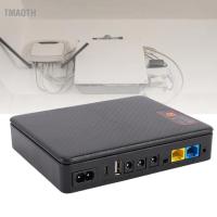 ราคา Tmaoth Mini DC UPS 20800MAh USBแบตเตอรี่สำรองแหล่งจ่ายไฟสำหรับRouter Modem Securityกล้อง 5V 9V 12V US Plug (57456380813)