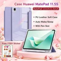 ราคา เคส Huawei MatePad 11.5S / MatePad 11.5 PaperMatte พร้อมช่องเสียบปากกาเคสแม่เหล็ก MatePad 11.5 นิ้วพร้อมเคสด้านหลังโปร่งใส MatePad SE 11 นิ้ว (48112056702)