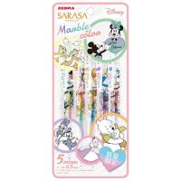 ราคา Zebra Sarasa Clip Marble Colors 0.5mm Limited Edition Disney Design 5-Color Set JJ29-DS3-5CDirect From Japan (51012349316)