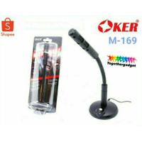 ราคา OKER Microphone ไมค์คอม M-169 ไมโครโฟน คอมพิวเตอร์ ตั้งโต๊ะ (3835804275)
