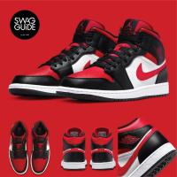 ราคา (พร้อมส่ง ของแท้ 100%) Nike Air Jordan 1 Mid “Bred Toe“ (22037453672)