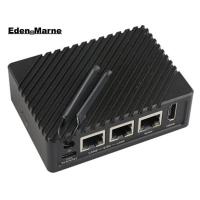 ราคา [Eden_Marner] R5S Router Dual 2.5G+Gigabit Mini Development Board CNC ที่อยู่อาศัยโลหะทั้งหมด RK3568 WIFI6 (56461970729)