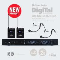 ราคา Clean Audio : CA-M2-D-H78-BK : HEADWORN SET UHF DigiTal Wireless Micrphone (22846735290)
