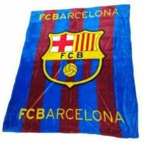 ราคา ผ้าห่มขนมิ้ง ฟลีซ(Fleece Blanket) ผ้าห่มเนื้อนุ่ม ลายฟุตบอลลิขสิทธิ์ FCB (406261053)